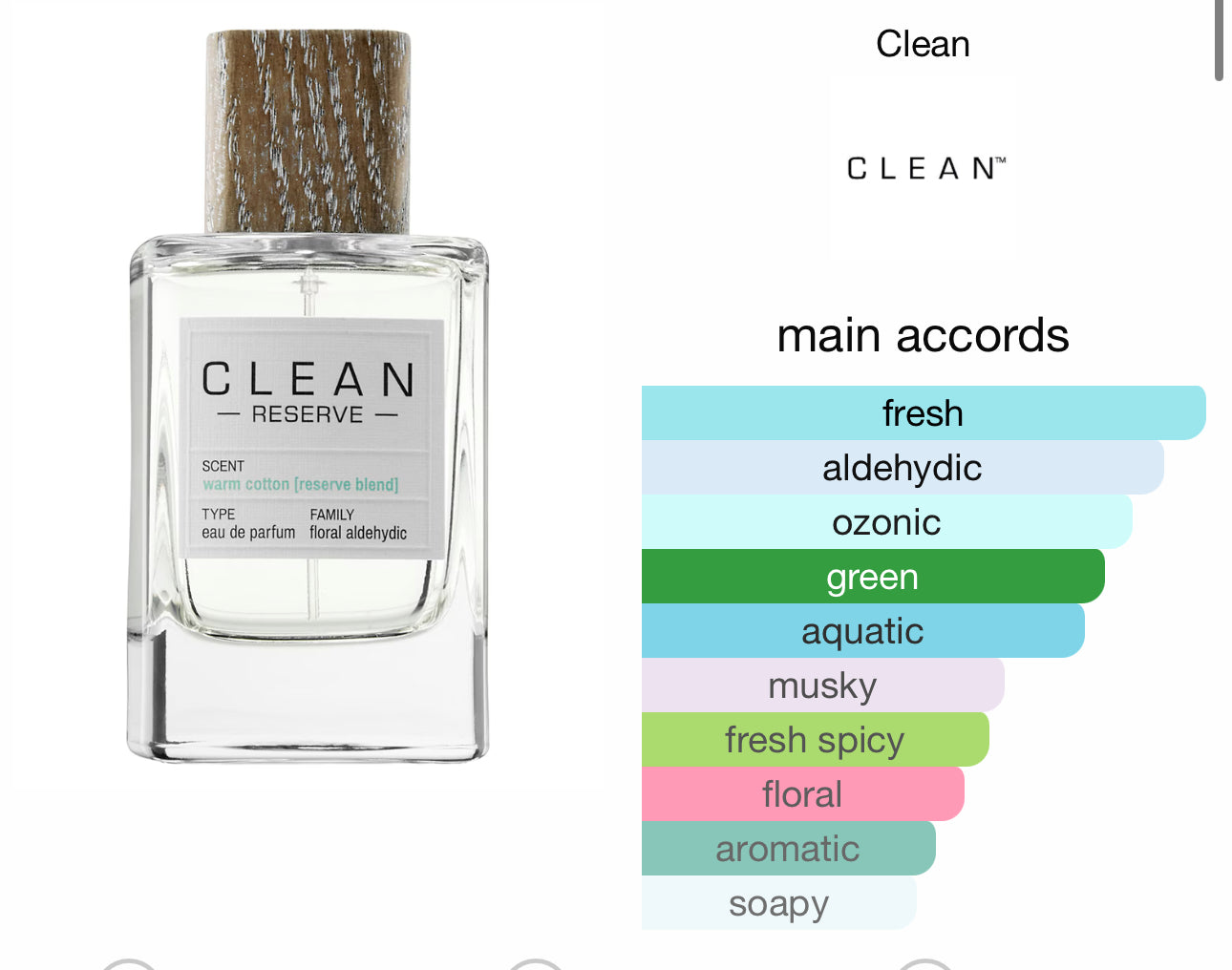 Clean Reserve Warm Cotton edp
