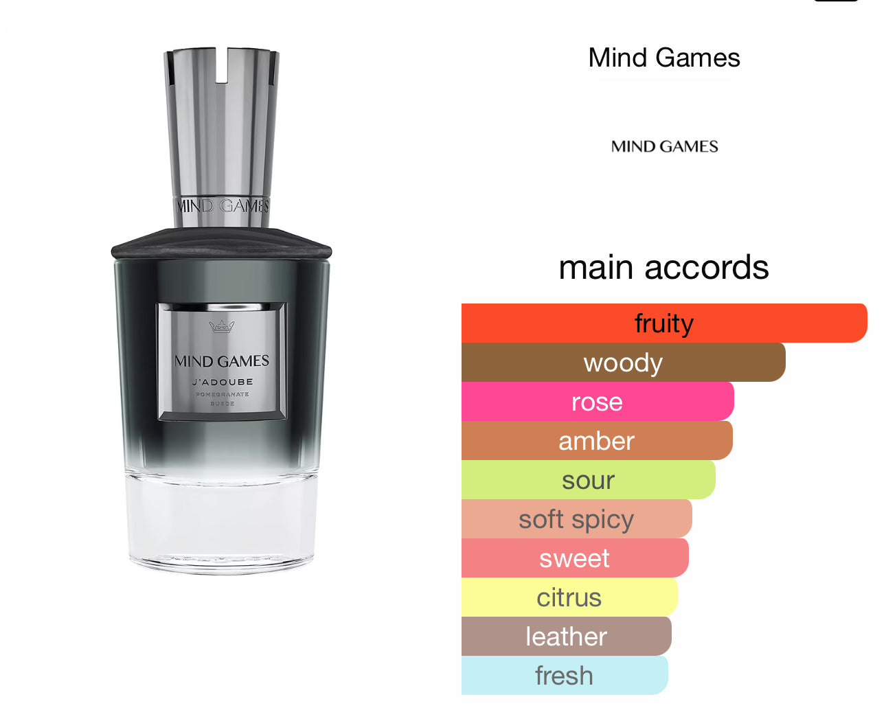 Mind Games J’adoube extrait de parfum