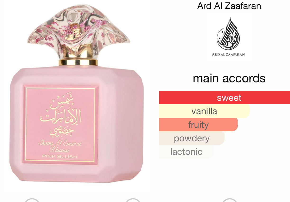 Shams Al Emarat Pink Blush Ard Al Zaafaran